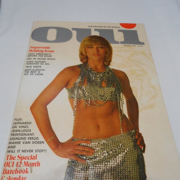 VINTAGE OUI MEN'S INTEREST MAGAZINE w/ SPECIAL 12 MONTH DATEBOOK CALENDAR 1973 - Picture 6 of 9